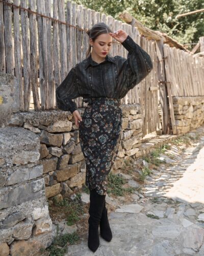 Ivy Wrap skirt 2Colors