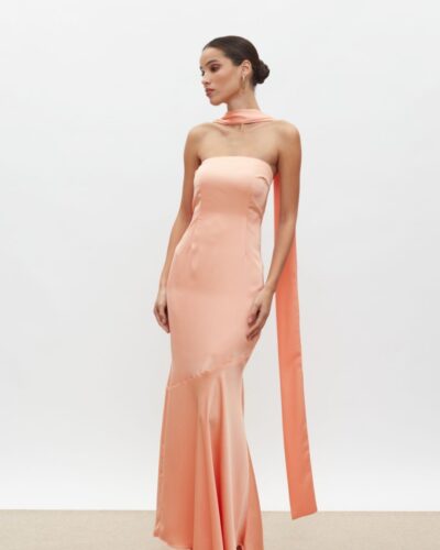 NEPHELI DRESS | PEACH