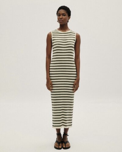Dress maxi striped