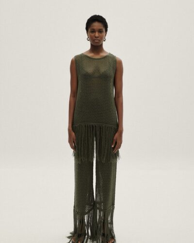 Pants net fringes
