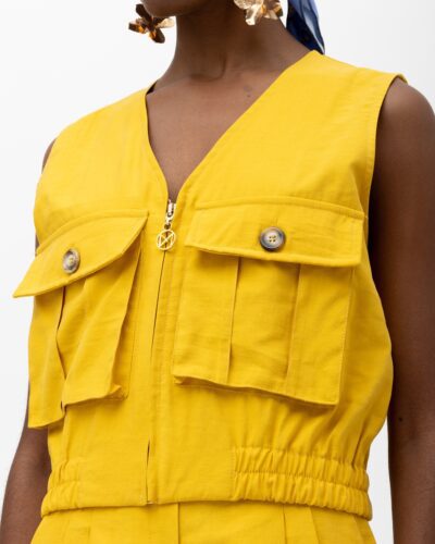 Nia vest yellow