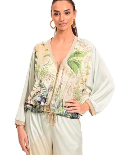 Celina satin jacket