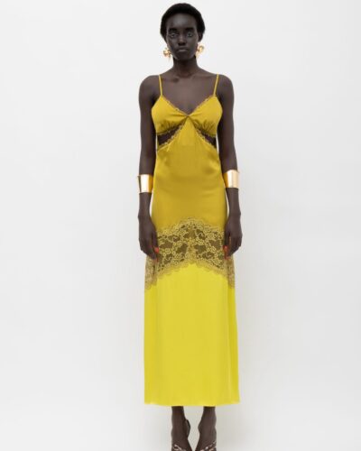 LALIBELA OLIVE DRESS