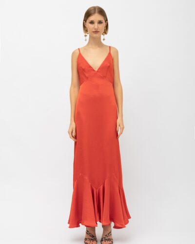 NALA ORANGE DRESS