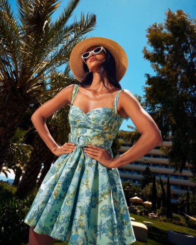 BOTANICAL BREEZE MINI DRESS