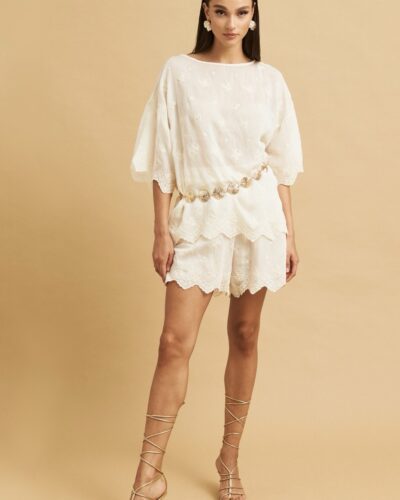 Ivory Whisper Shorts