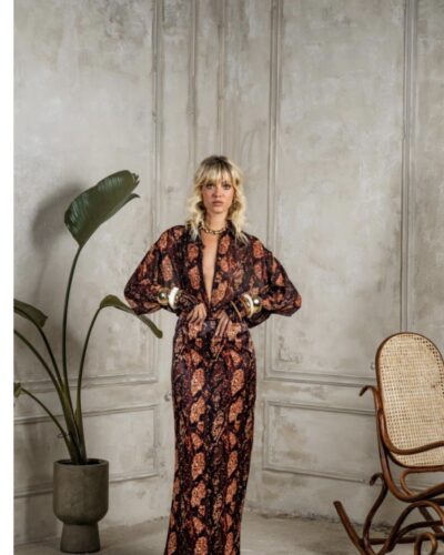 Maraia maxi satin skirt