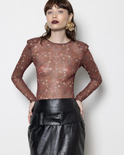 Rebel Rose Bordeaux Top