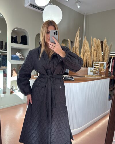 Oslo Puffer Belted Coat