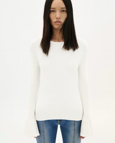 Blouse Ruffled White