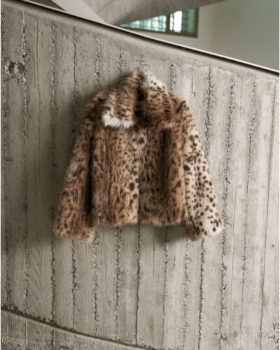Ava Leopard Faux Fur Jacket