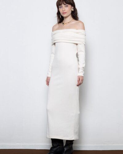 Nyra Ivory Offwhite Dress