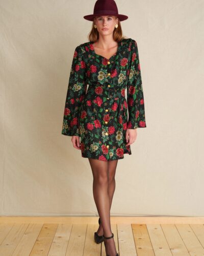 Hellena’s Dress Garden Vintage Mini Dress