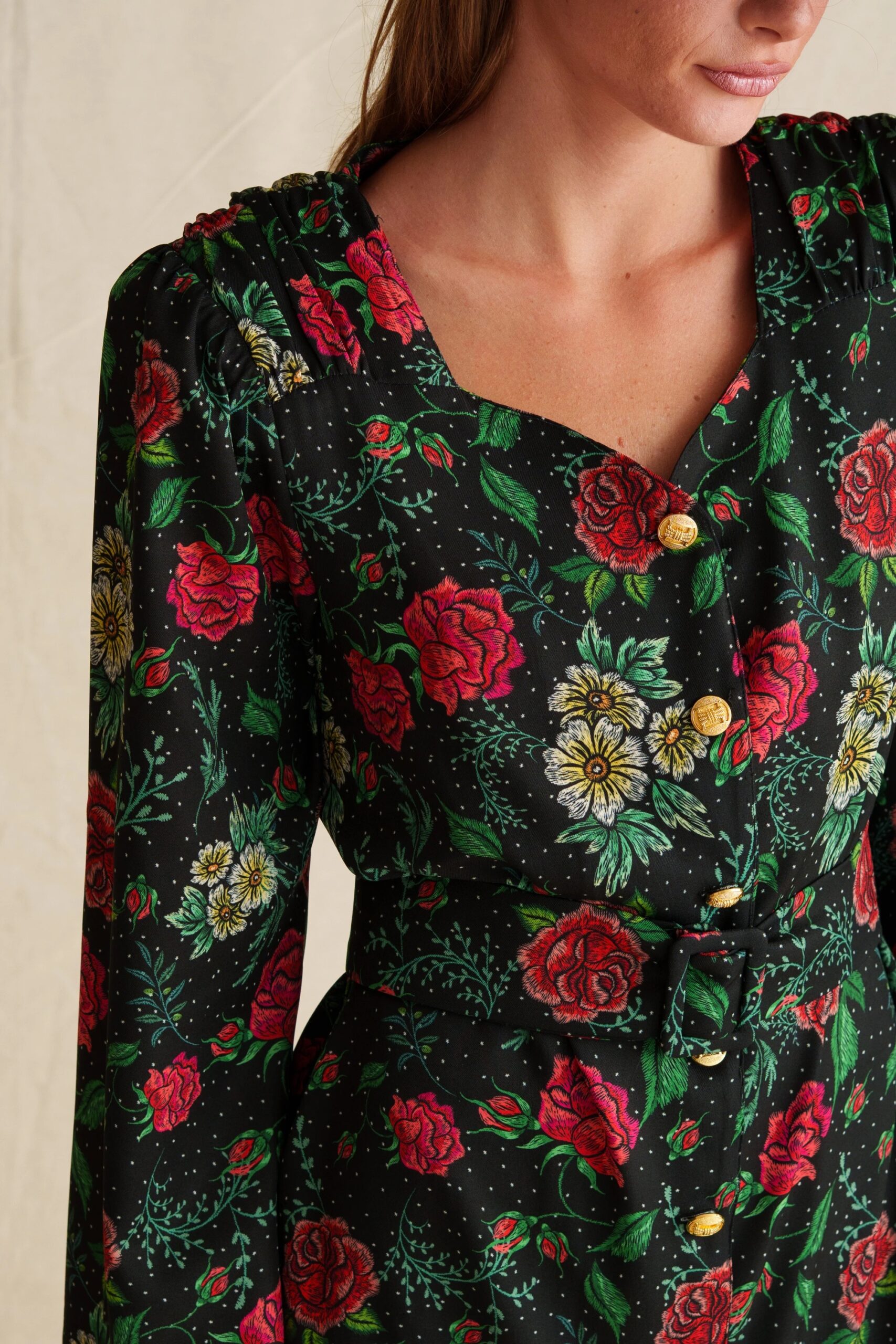 Hellena’s Dress Garden Vintage Mini Dress - Image 2