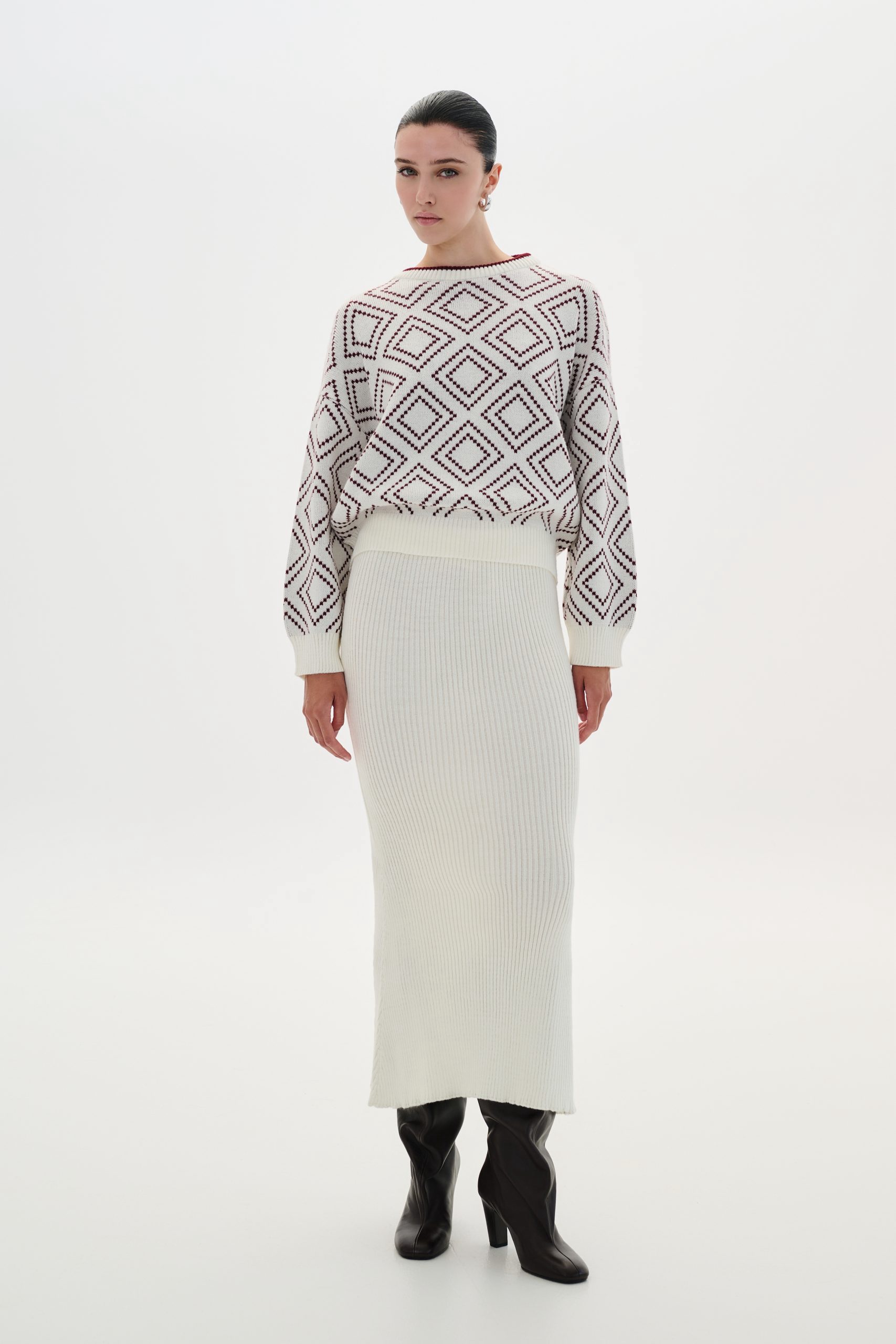 Blouse Rhombus Two-Tone - Image 3