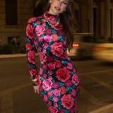 Cecil Maxi Velvet Dress - Image 3