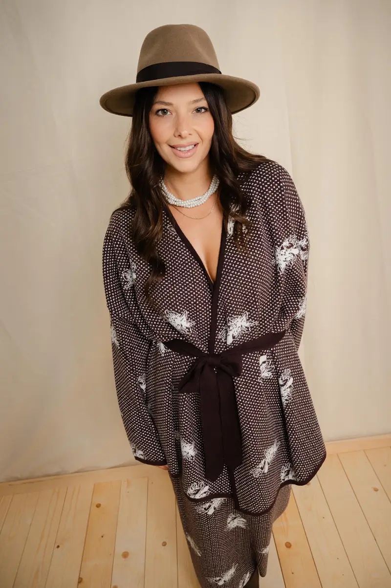 Her Closet Knit Kimono - Image 2