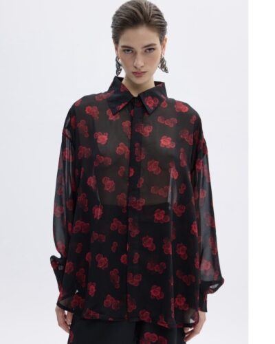 Red Bloom Shirt