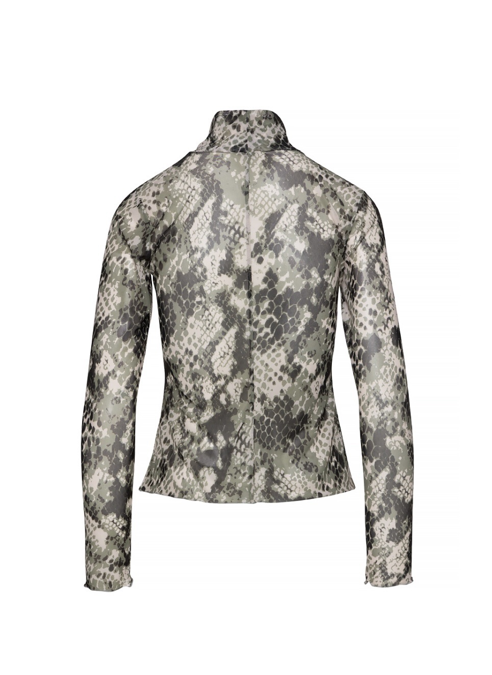 Keisi Tulle Top | Olive Snake - Image 2