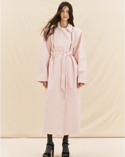 Blush Trench Coat