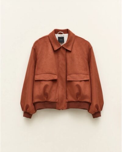 Terracotta Suede Jacket