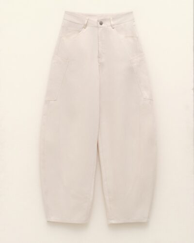 Cream Pocket Pants