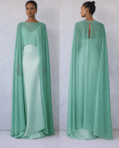 Long Sleeve Cape | Mint