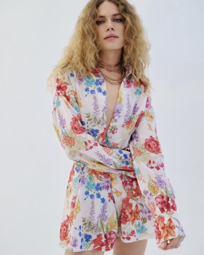 Heatspell Linen White Shorts