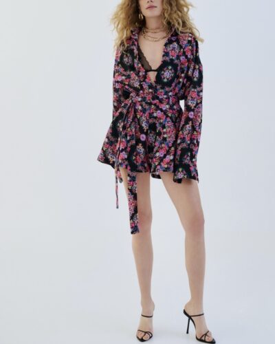 Sunheat Linen Black Shorts