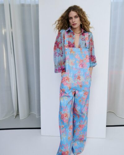 Sunspell Light Blue Denim Jumpsuit