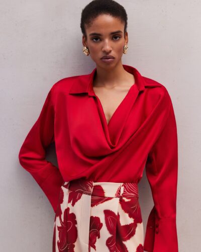 Regina Shirt | Passion Red