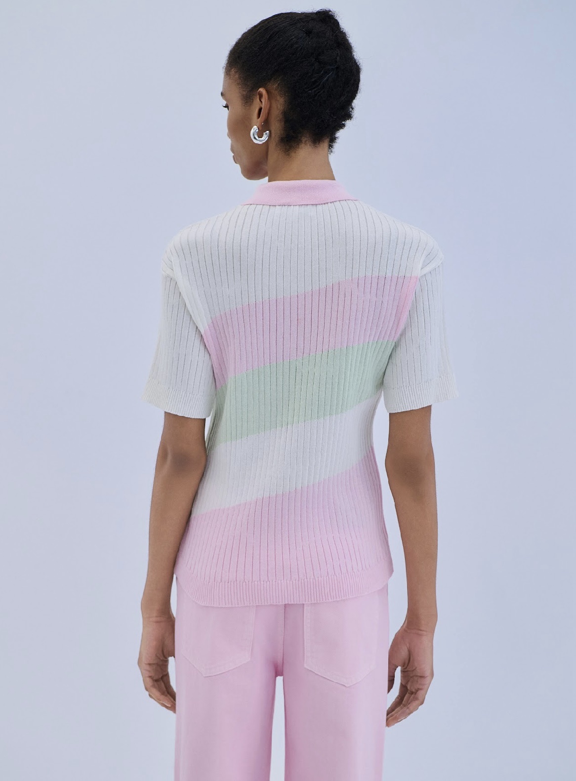 Blouse Polo Tricolour - Image 2