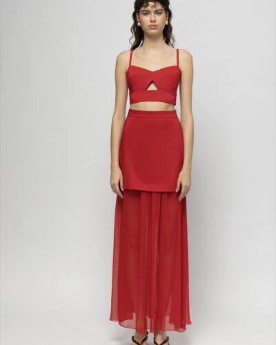 Sabara Red Skirt