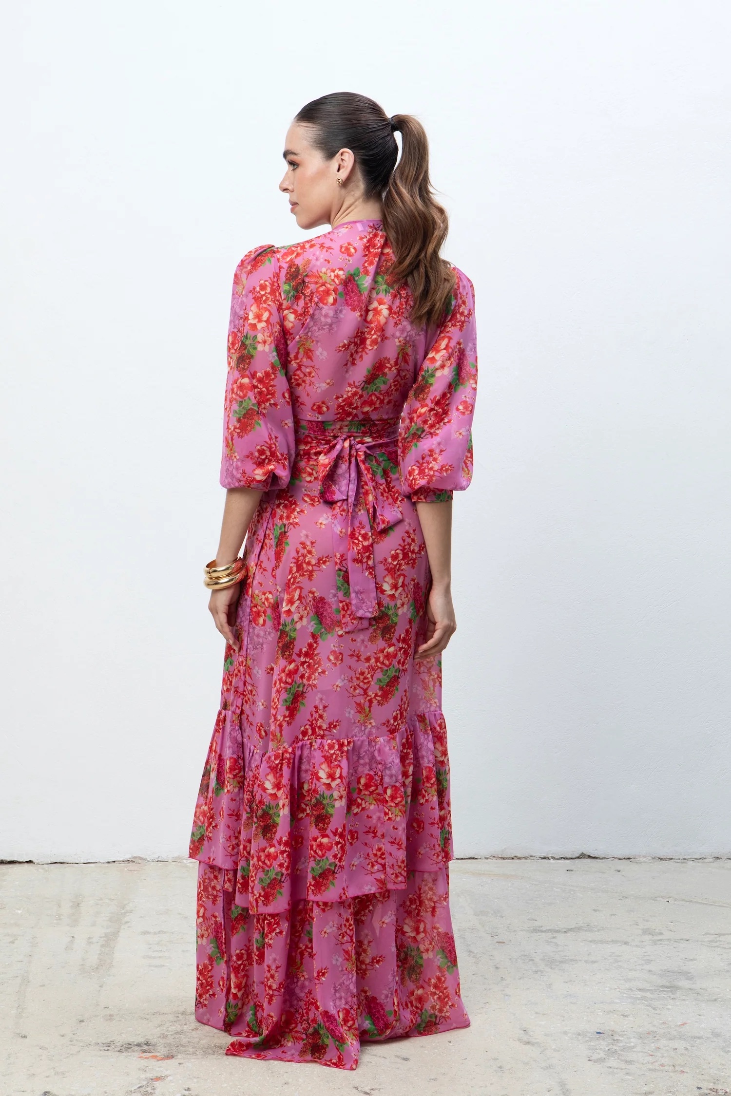 Camelia Maxi Polymorphic Wrap Skirt - Image 3