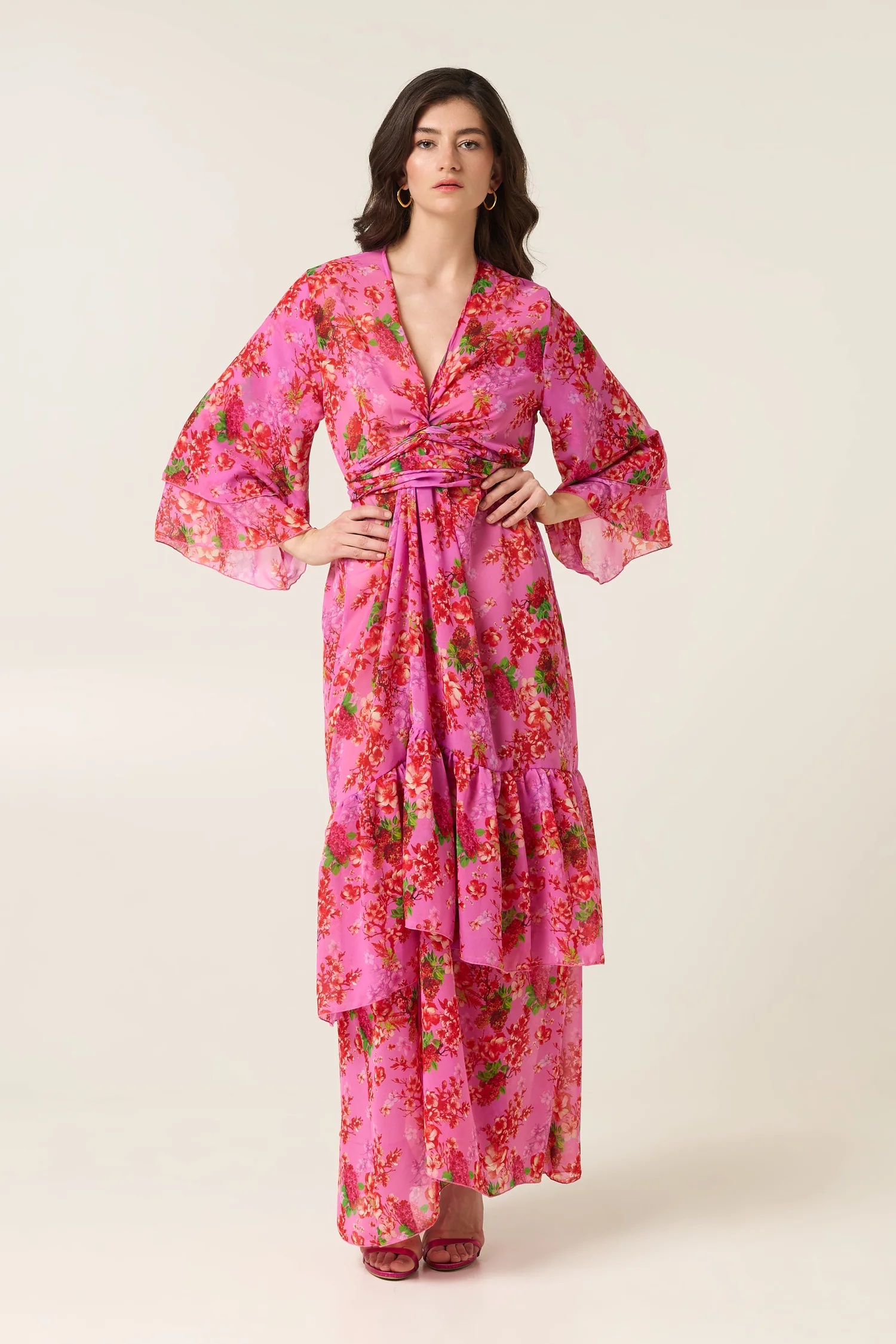 Camelia Polymorphic Kimono Dress - Image 3