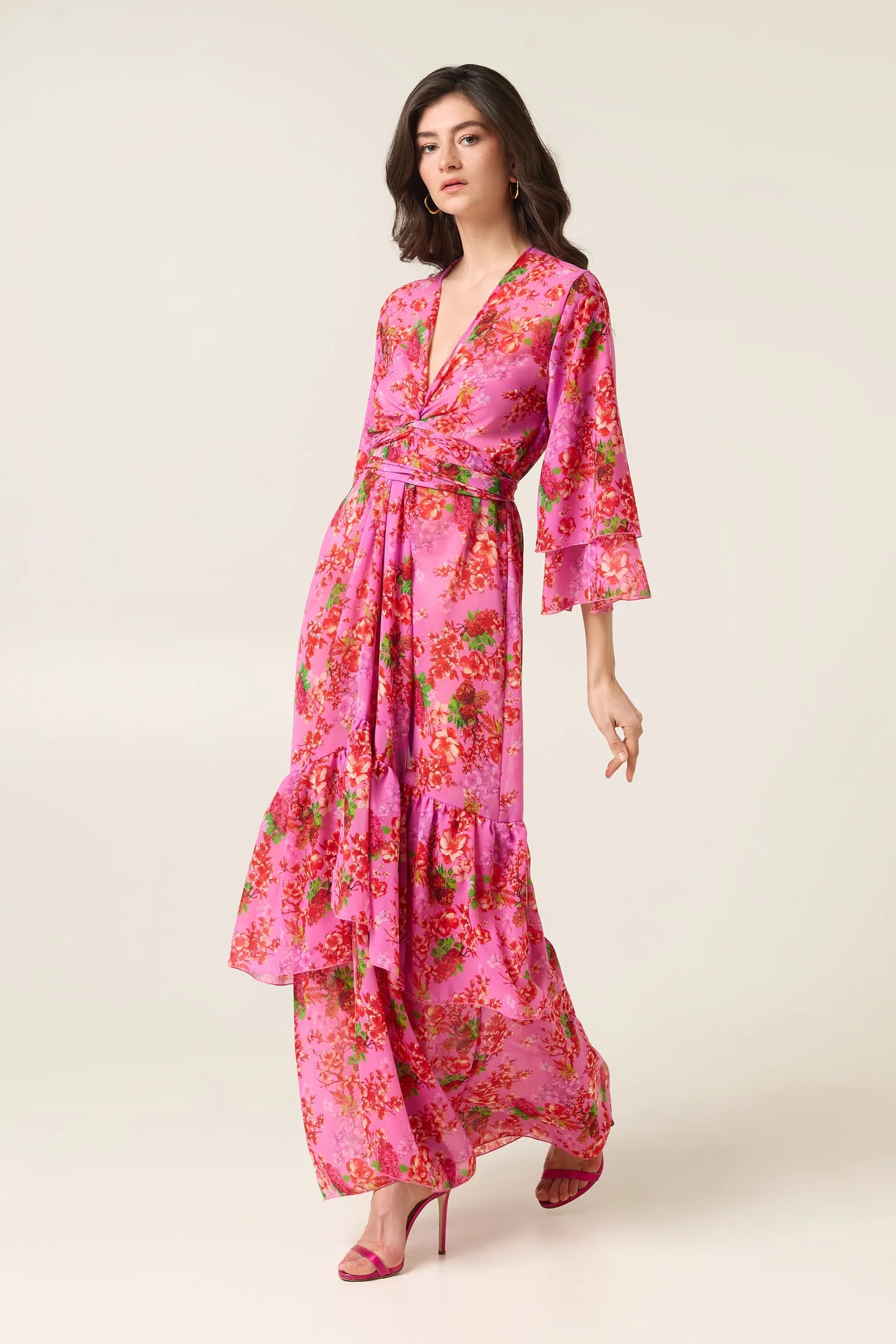 Camelia Polymorphic Kimono Dress