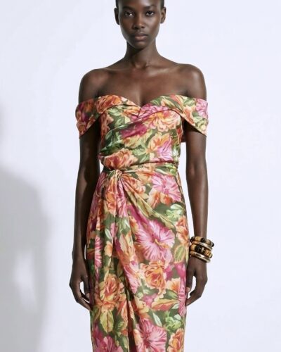 Club Colada Floral Dress