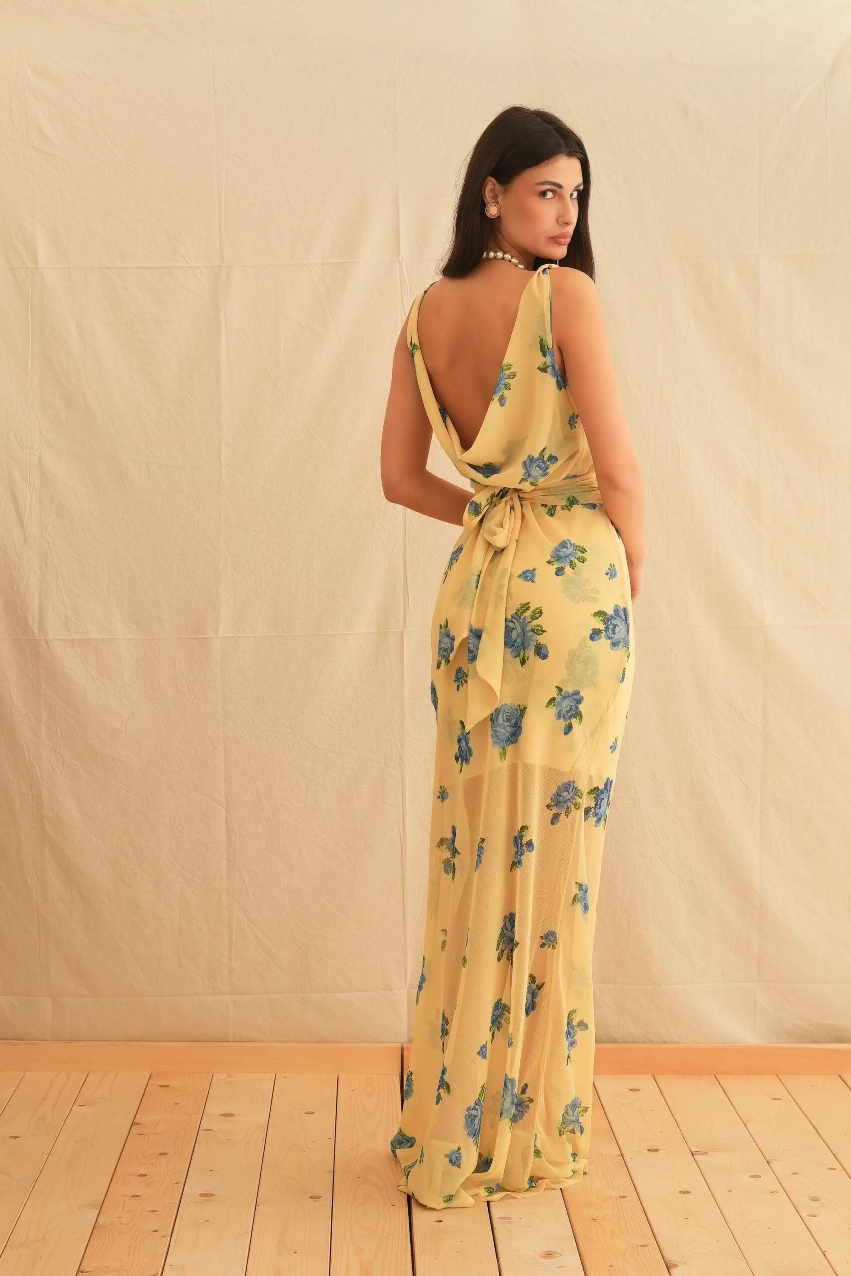 Daphne Draped Dress - Image 2