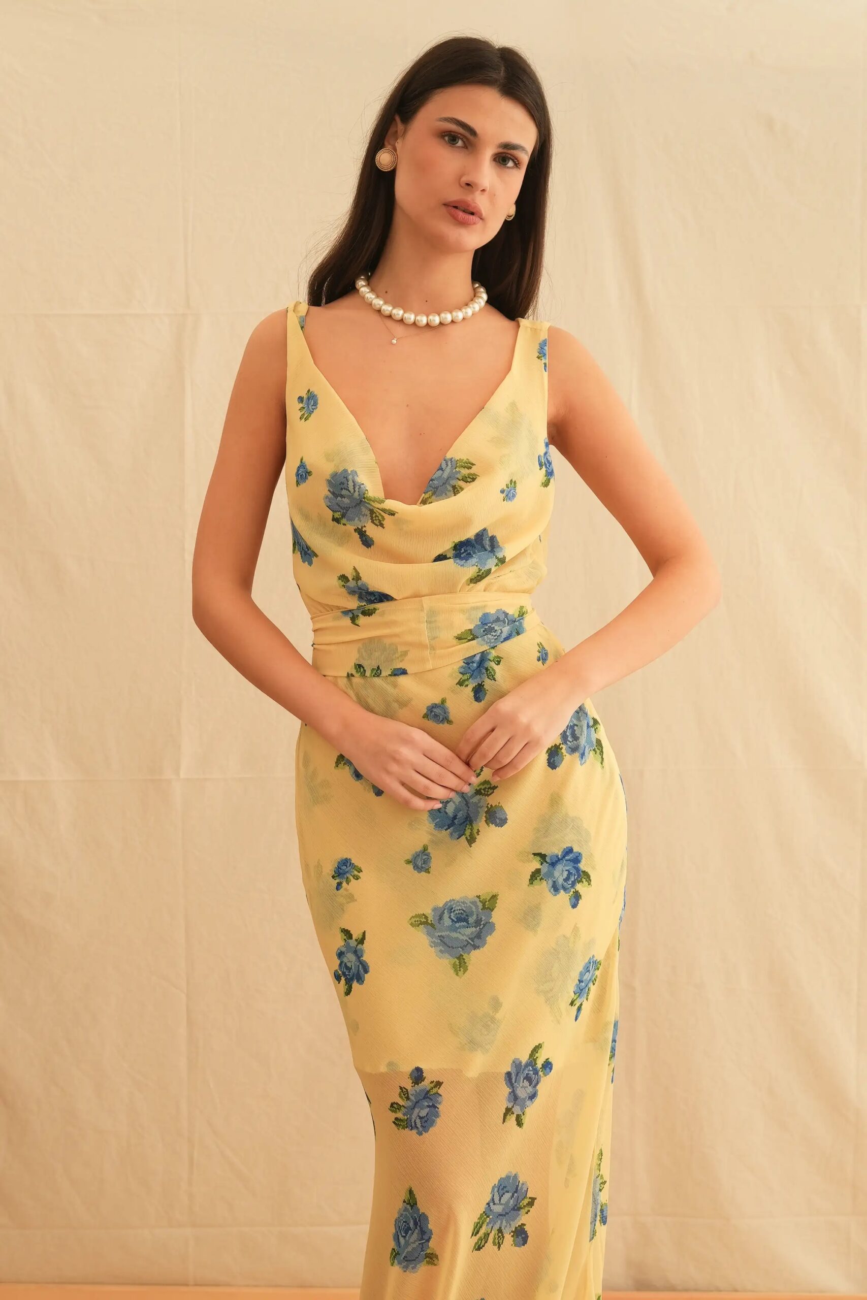 Daphne Draped Dress - Image 3