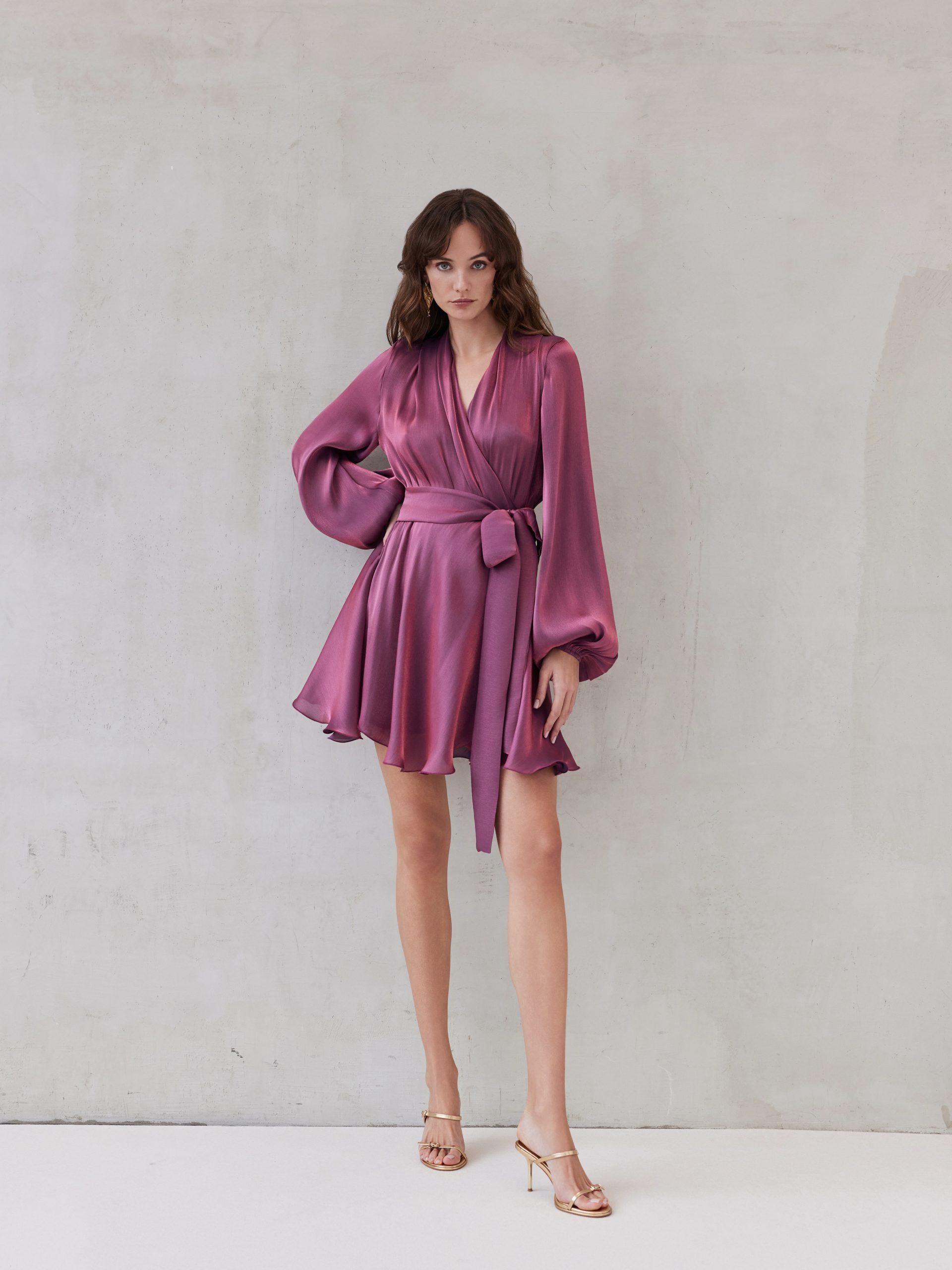 Savina Dress | Magenta
