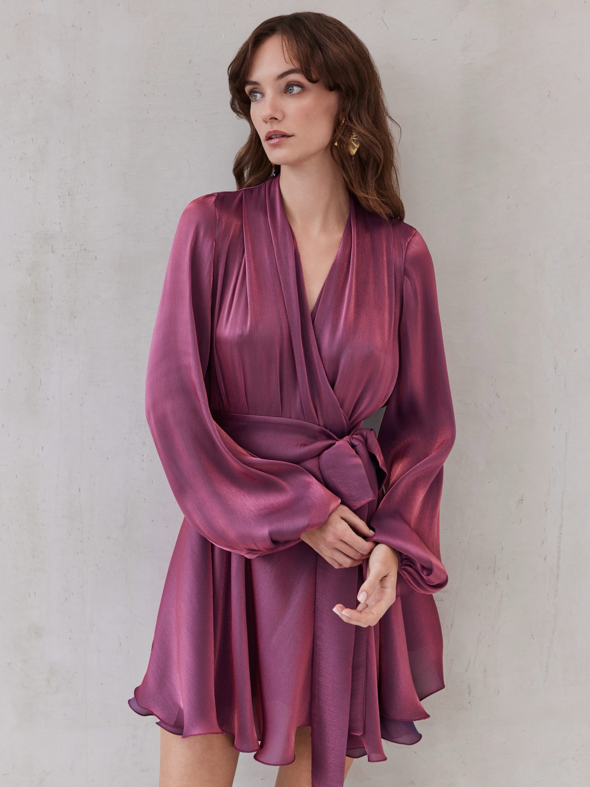 Savina Dress | Magenta - Image 3