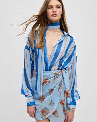 Stripped Blue Shirt