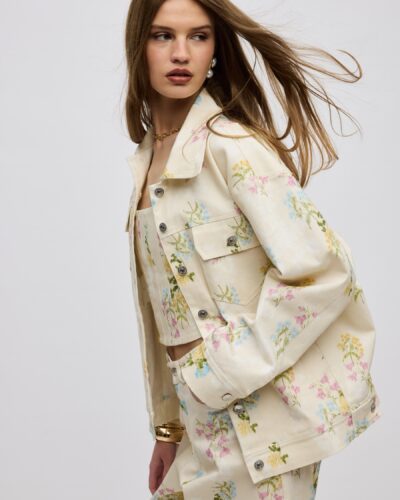 Butter Blossom Jean Jacket