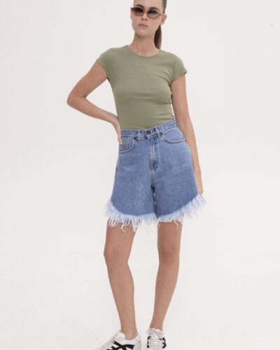 Domna Mid Blue Shorts