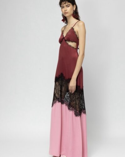 Savai Bordeaux Dress