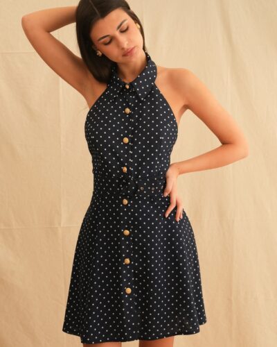Polka Dots Mini Dress