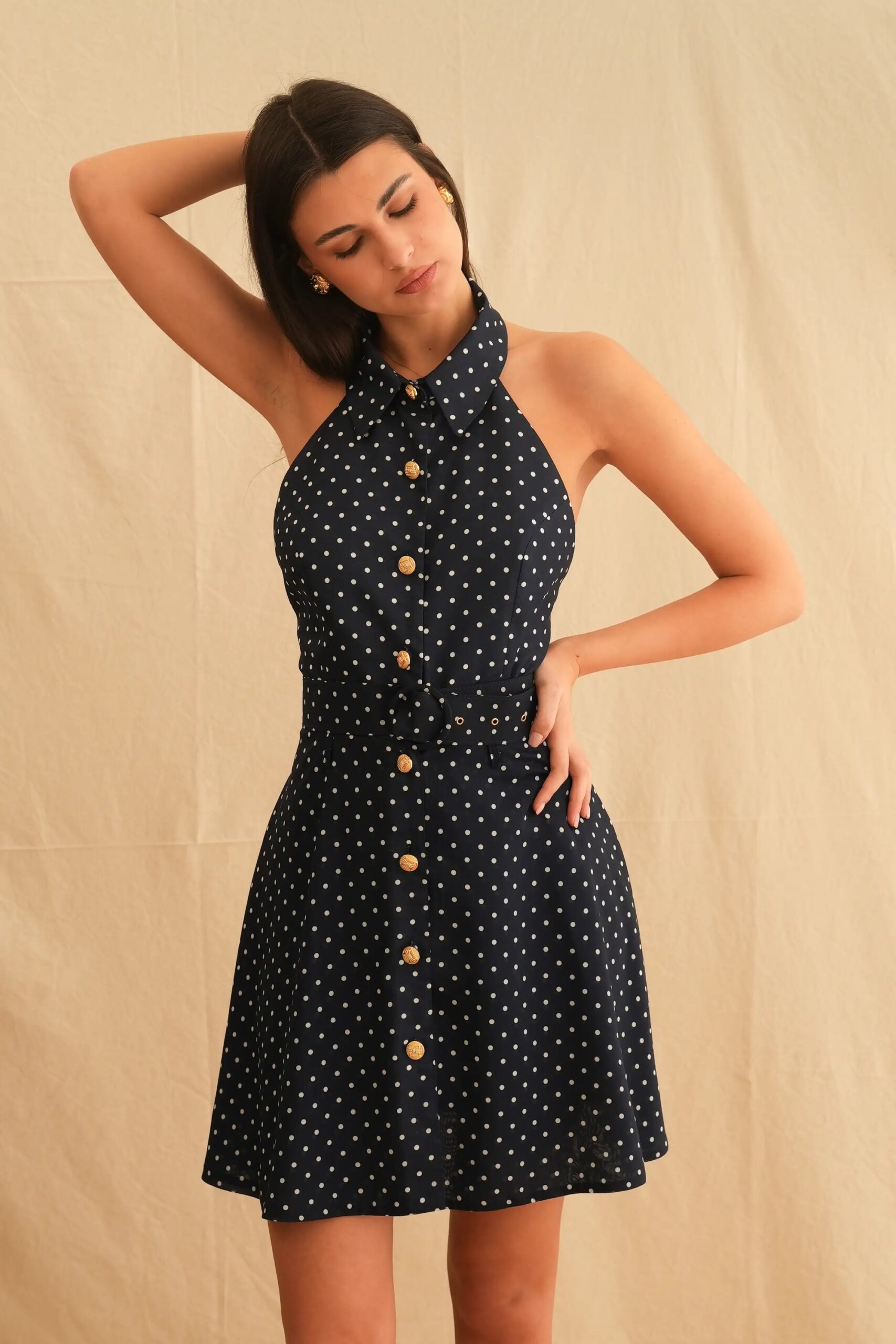 Polka Dots Mini Dress