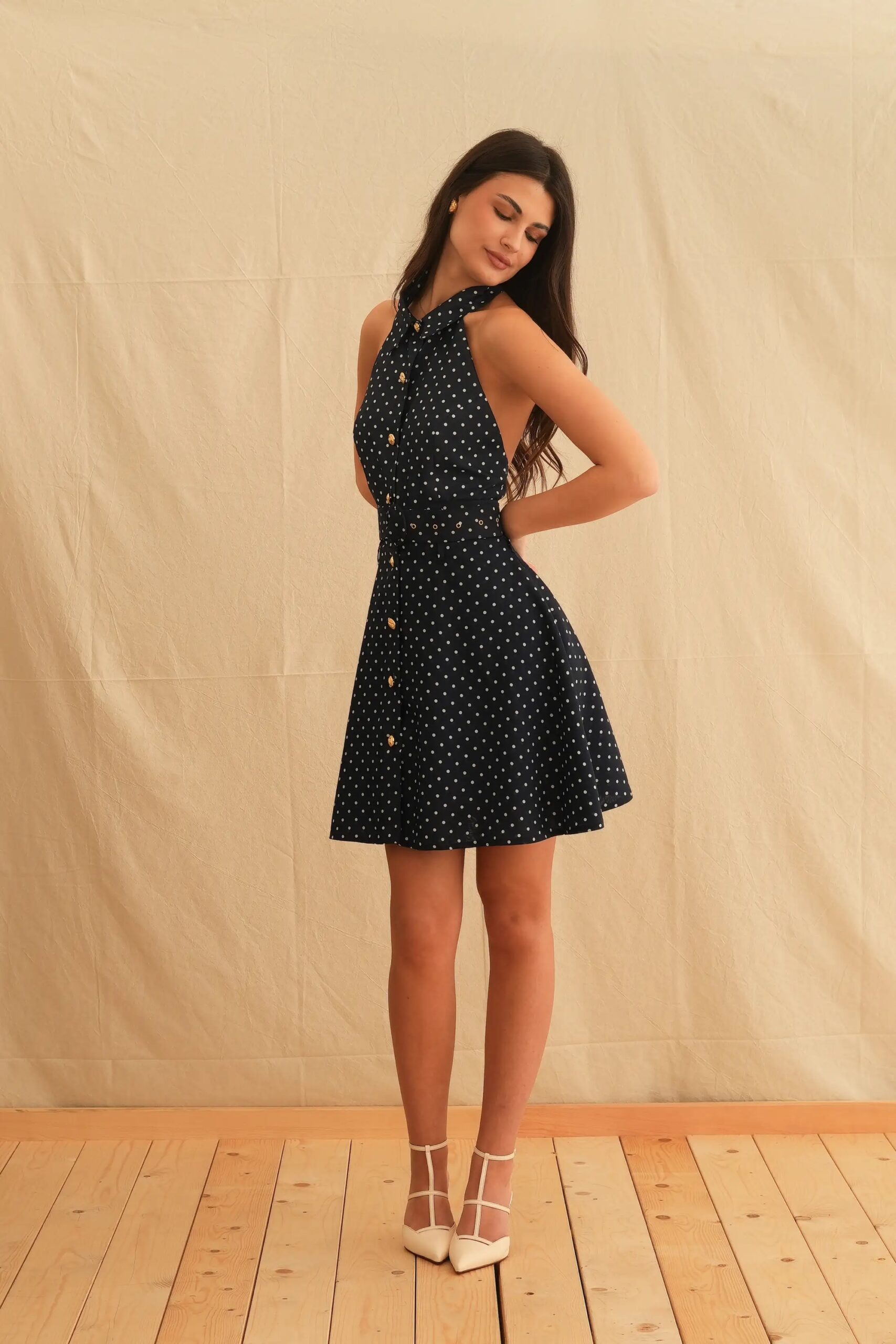 Polka Dots Mini Dress - Image 2