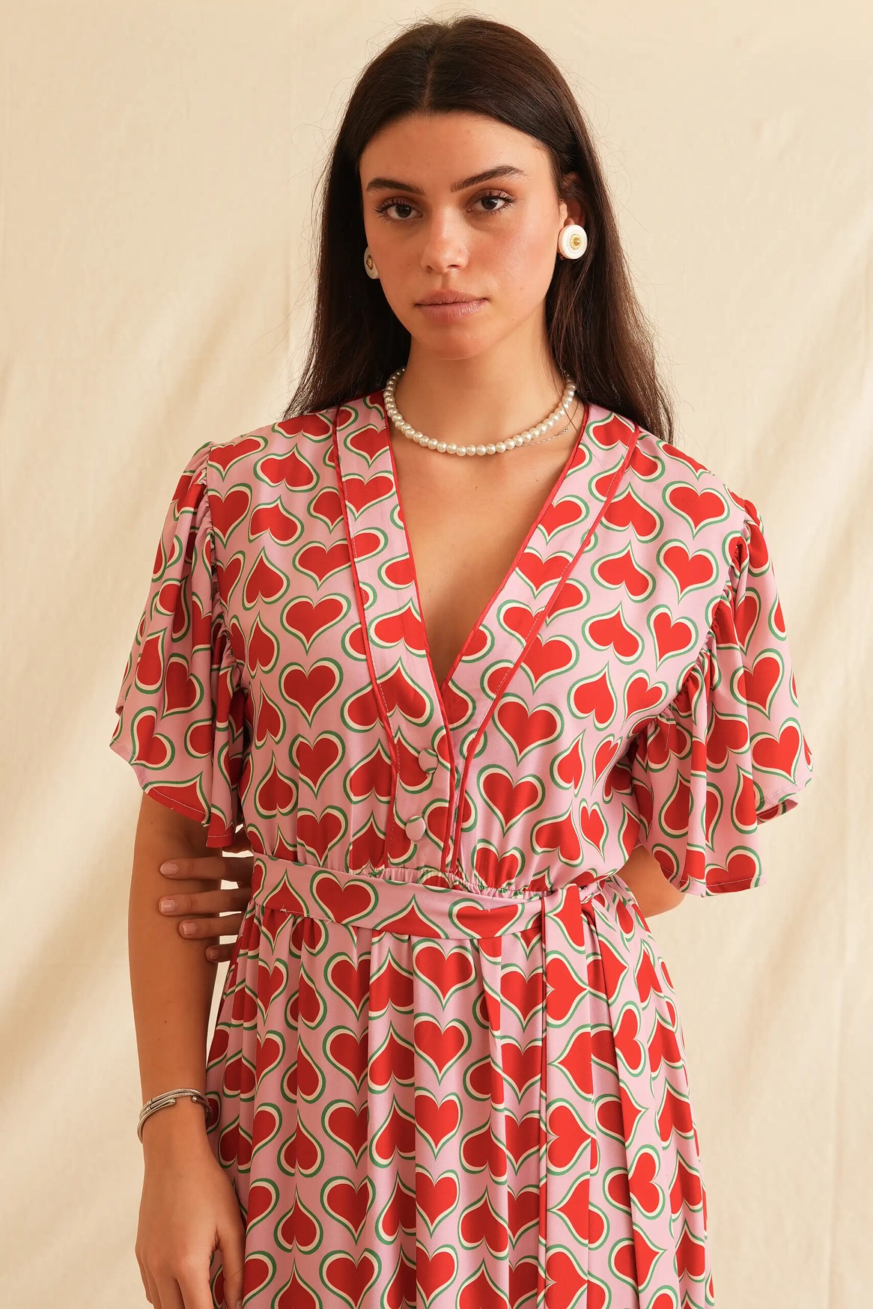 Red Love Maxi Dress - Image 2