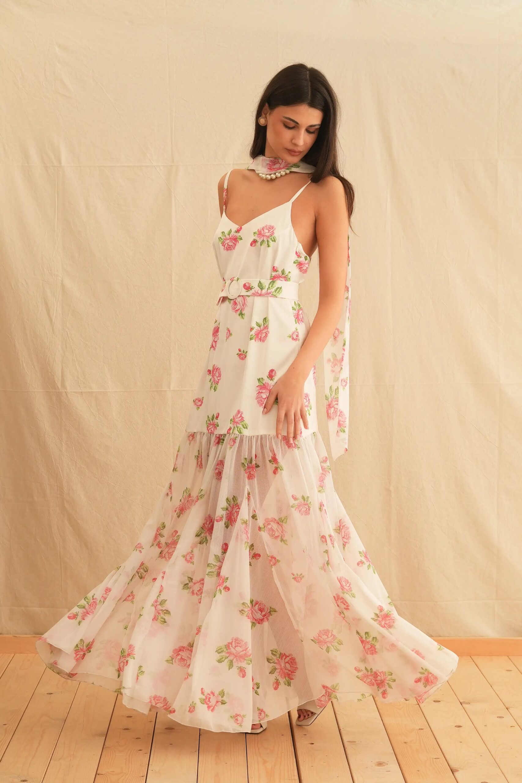 La vie En Rose Maxi Dress